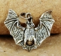Preview: Fledermaus Anhänger Silber 925 - Beweglicher Kopf